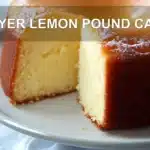 Meyer Lemon Pound Cake Easy Delicious Recipe 6 MEYER LEMON POUND CAKE centered hero view, clean and uncluttered