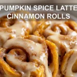 Pumpkin Spice Latte Cinnamon Rolls: Irresistible Recipe Secrets 6 PUMPKIN SPICE LATTE CINNAMON ROLLS centered hero view, clean and uncluttered