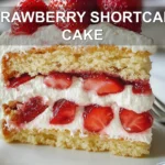 Strawberry Shortcake Cake: The Ultimate Delicious Party Treat 6 STRAWBERRY SHORTCAKE CAKE centered hero view, clean and uncluttered