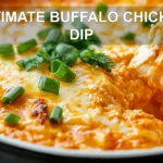 Ultimate Buffalo Chicken Dip: A Delicious Easy Recipe 6 ULTIMATE BUFFALO CHICKEN DIP centered hero view, clean and uncluttered