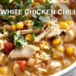 WHITE CHICKEN CHILI centered hero view, clean and uncluttered