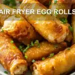 AIR FRYER EGG ROLLS centered hero view, clean and uncluttered