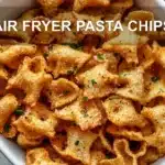 AIR FRYER PASTA CHIPS centered hero view, clean and uncluttered