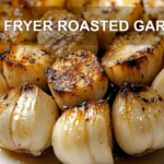 AIR FRYER ROASTED GARLIC centered hero view, clean and uncluttered