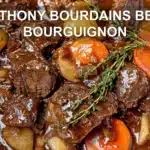 ANTHONY BOURDAINS BEEF BOURGUIGNON centered hero view, clean and uncluttered