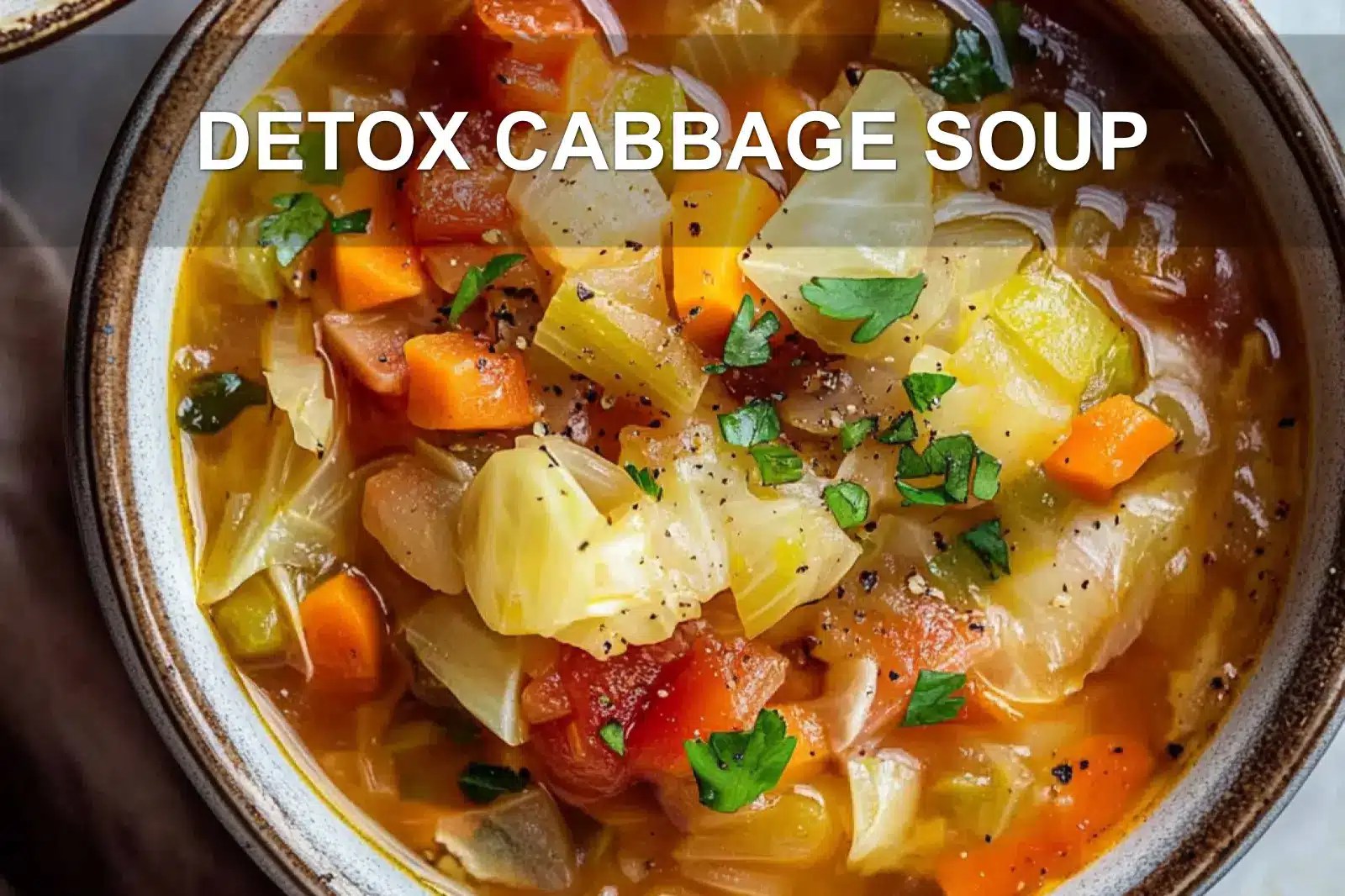 Detox Cabbage Soup Recipe for Vibrant Weight Loss
