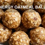 ENERGY OATMEAL BALLS centered hero view, clean and uncluttered