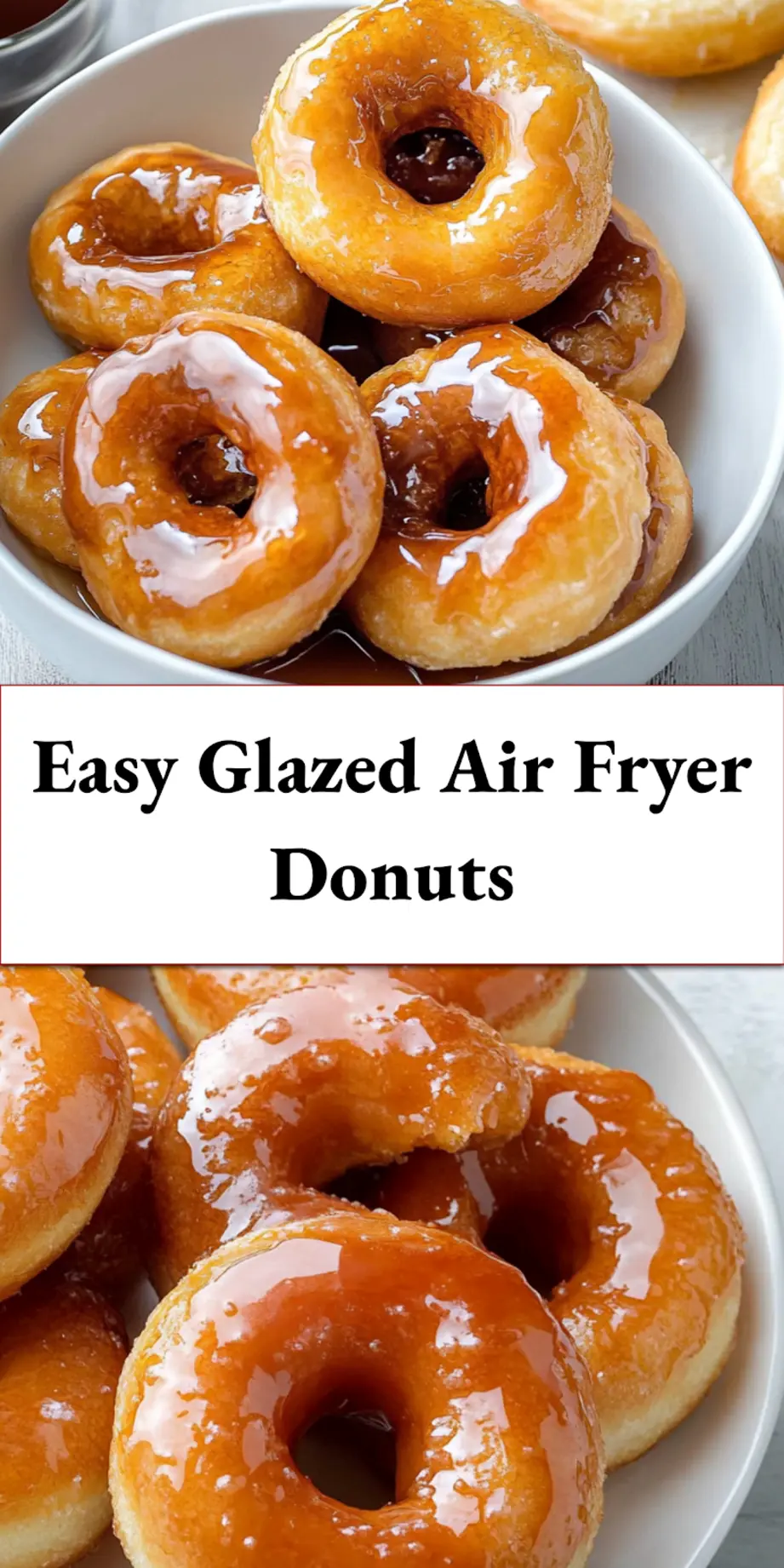 Pin for later: Delicious glazed air fryer donuts, golden and fluffy