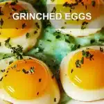 GRINCHED EGGS centered hero view, clean and uncluttered