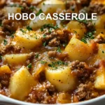 HOBO CASSEROLE centered hero view, clean and uncluttered