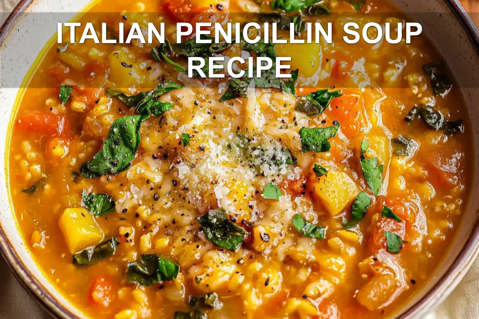 Italian Penicillin Soup Recipe: Irresistible Comfort