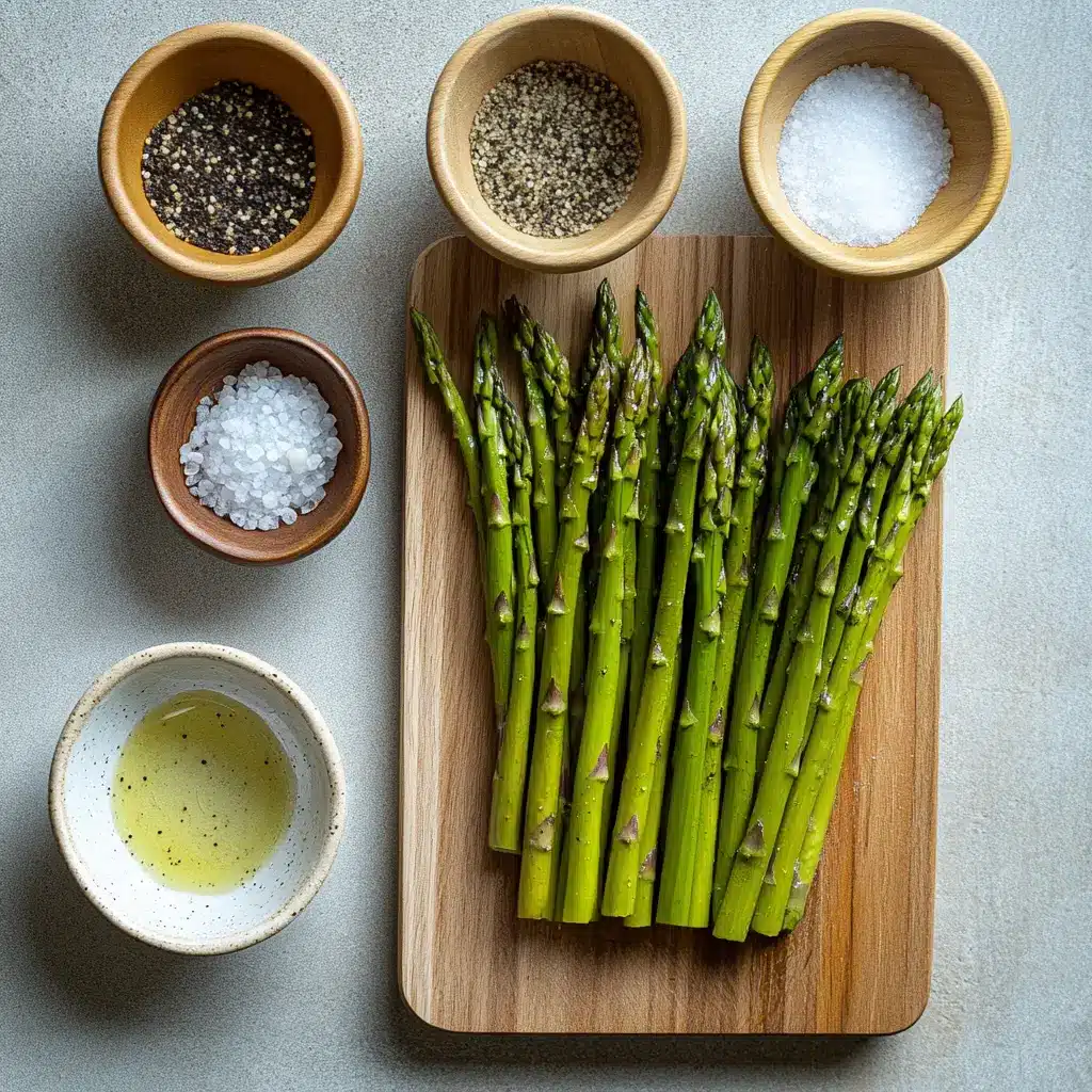 Air Fryer Asparagus Quick Delicious Recipe 6 AIR FRYER ASPARAGUS centered hero view, clean and uncluttered