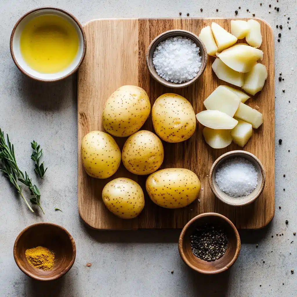 Close-up of a perfectly air-fried baked potato, golden and crispy on the outside, steaming after being sliced open.