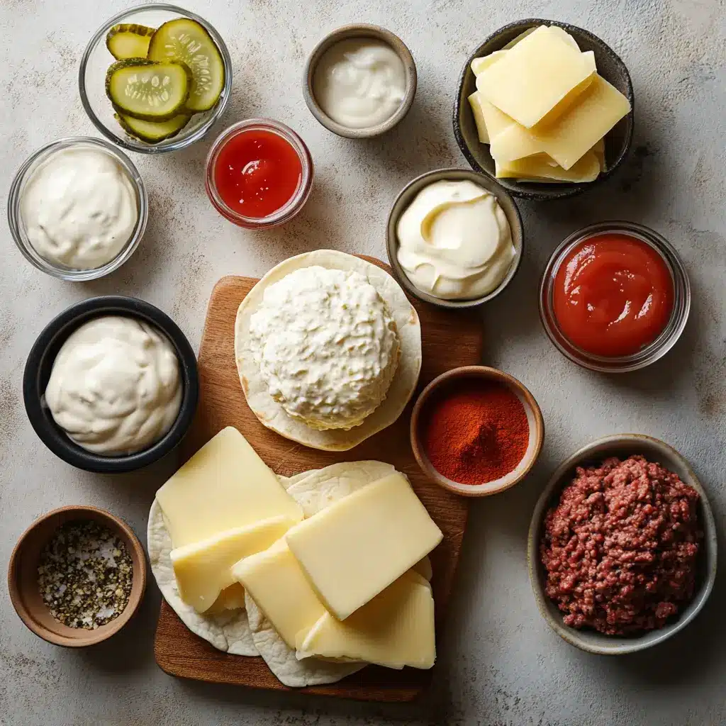 AIR FRYER CHEESEBURGER centered hero view, clean and uncluttered