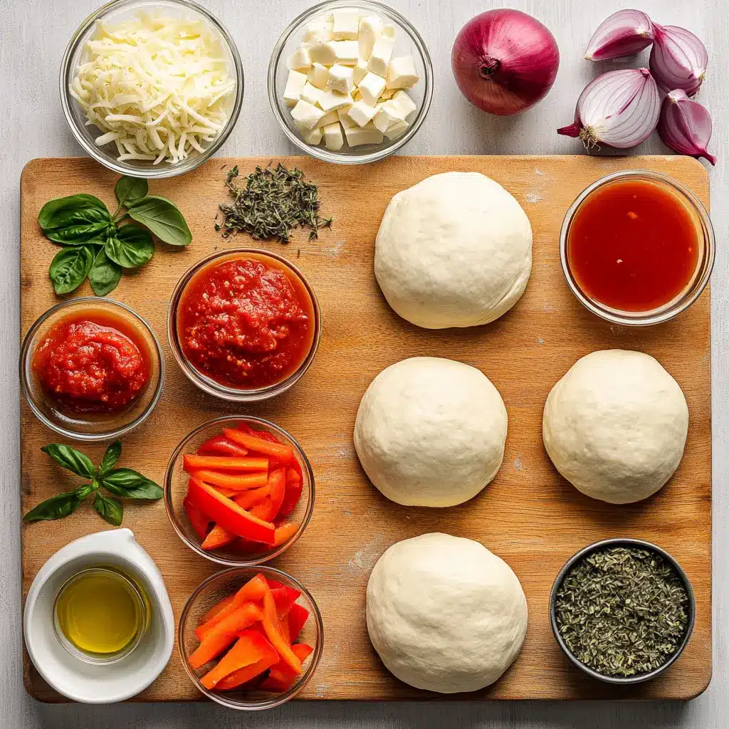 AIR FRYER PIZZA ROLLS RECIPE centered hero view, clean and uncluttered