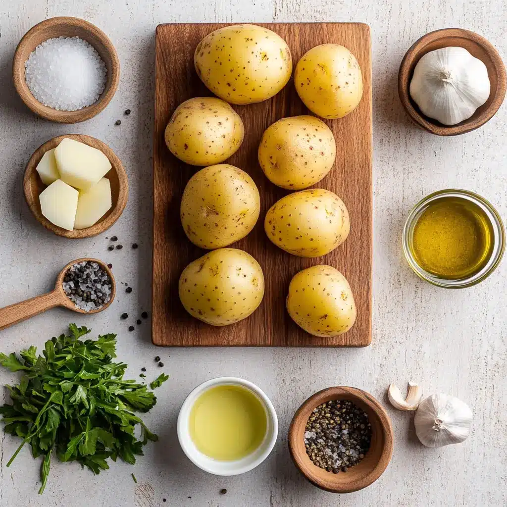 AIR FRYER POTATOES centered hero view, clean and uncluttered