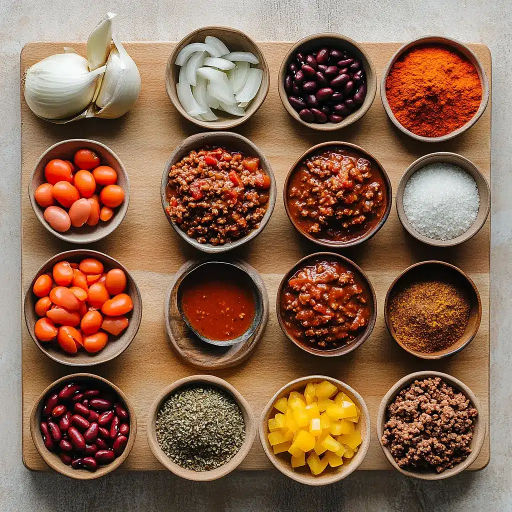A steaming bowl of homemade ground beef stovetop chili, garnished with fresh cilantro and shredded cheese, ready to be served