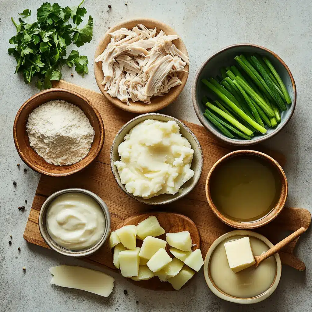 Close-up of a pan filled with golden brown chicken pieces and rich, bubbling homemade gravy, ready to be served.