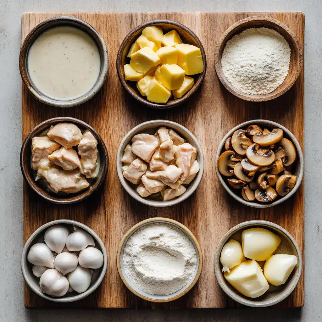 Chicken Stroganoff Recipe - Simple and Delicious Dinner 6 Creamy Chicken Stroganoff with tender chicken, sautéed mushrooms, and fresh parsley, served with egg noodles.