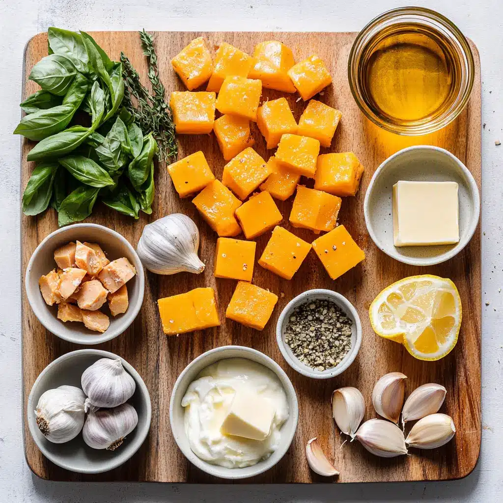 CREAMY BUTTERNUT SQUASH GNOCCHI WITH SAUSAGE centered hero view, clean and uncluttered