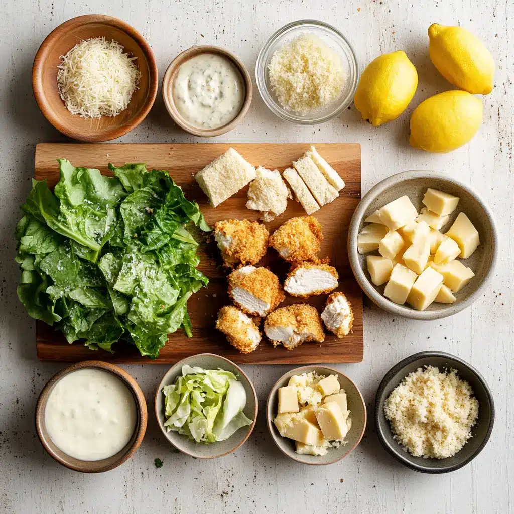 CRUNCHY CHICKEN CAESAR SANDWICH centered hero view, clean and uncluttered