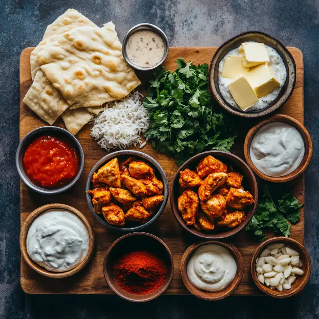 A rich, creamy bowl of homemade butter chicken, garnished and ready to serve.