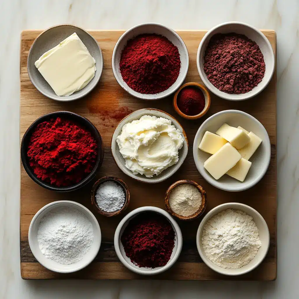 RED VELVET COOKIES CREAM CHEESE centered hero view, clean and uncluttered