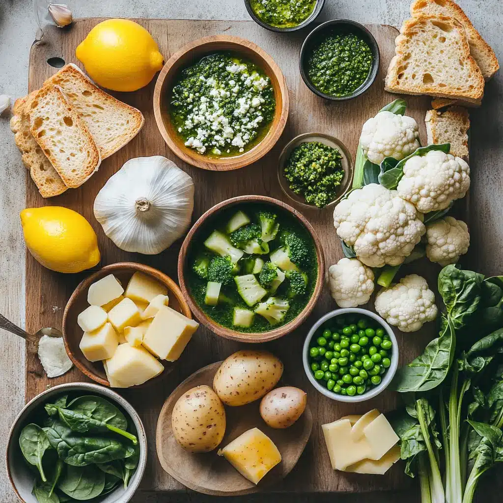 Super Green Sheet Pan Soup Quick Easy Recipes 6 SUPER GREEN SHEET PAN SOUP centered hero view, clean and uncluttered