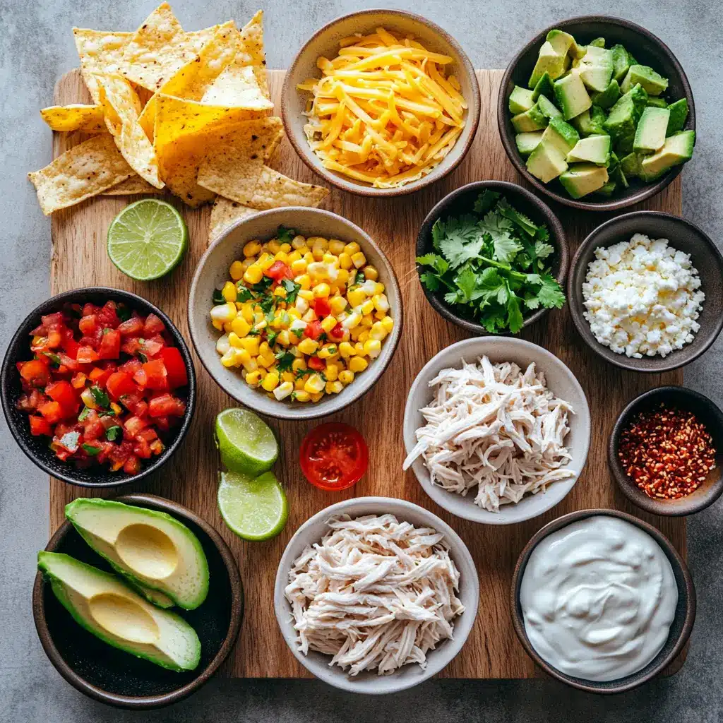 A steaming bowl of white chicken chili with cream cheese, garnished with fresh cilantro and a lime wedge, in a rustic setting.