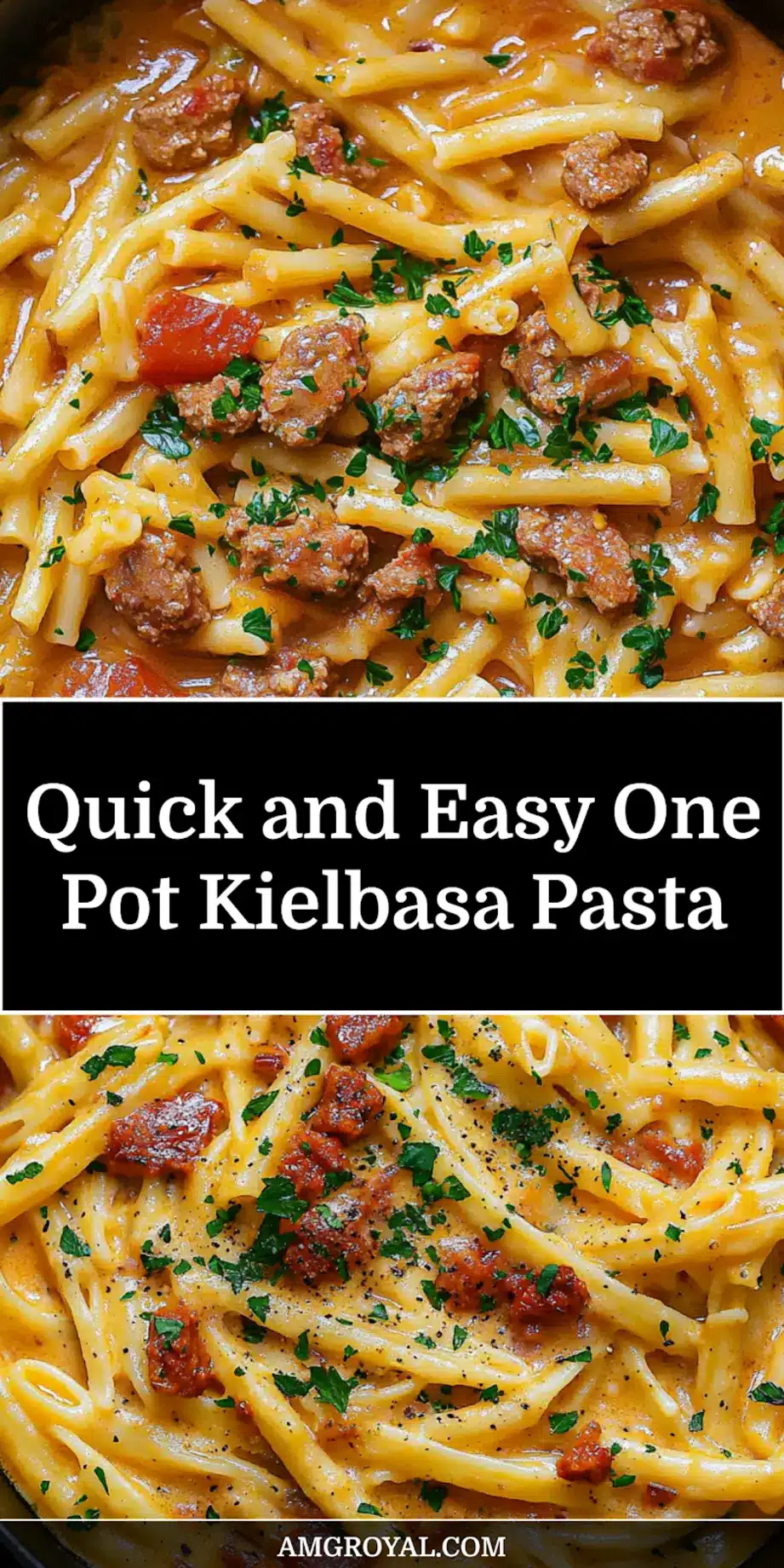 One Pot Kielbasa Pasta: Easy Delicious Cheesy Recipe 7 Delicious One Pot Kielbasa Pasta with creamy sauce, perfect for family dinners.