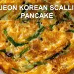 PAJEON KOREAN SCALLION PANCAKE centered hero view, clean and uncluttered