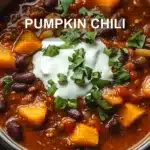 PUMPKIN CHILI centered hero view, clean and uncluttered