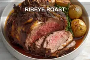 Perfect Ribeye Roast for a Delicious Family Feast RIBEYE ROAST centered hero view, clean and uncluttered