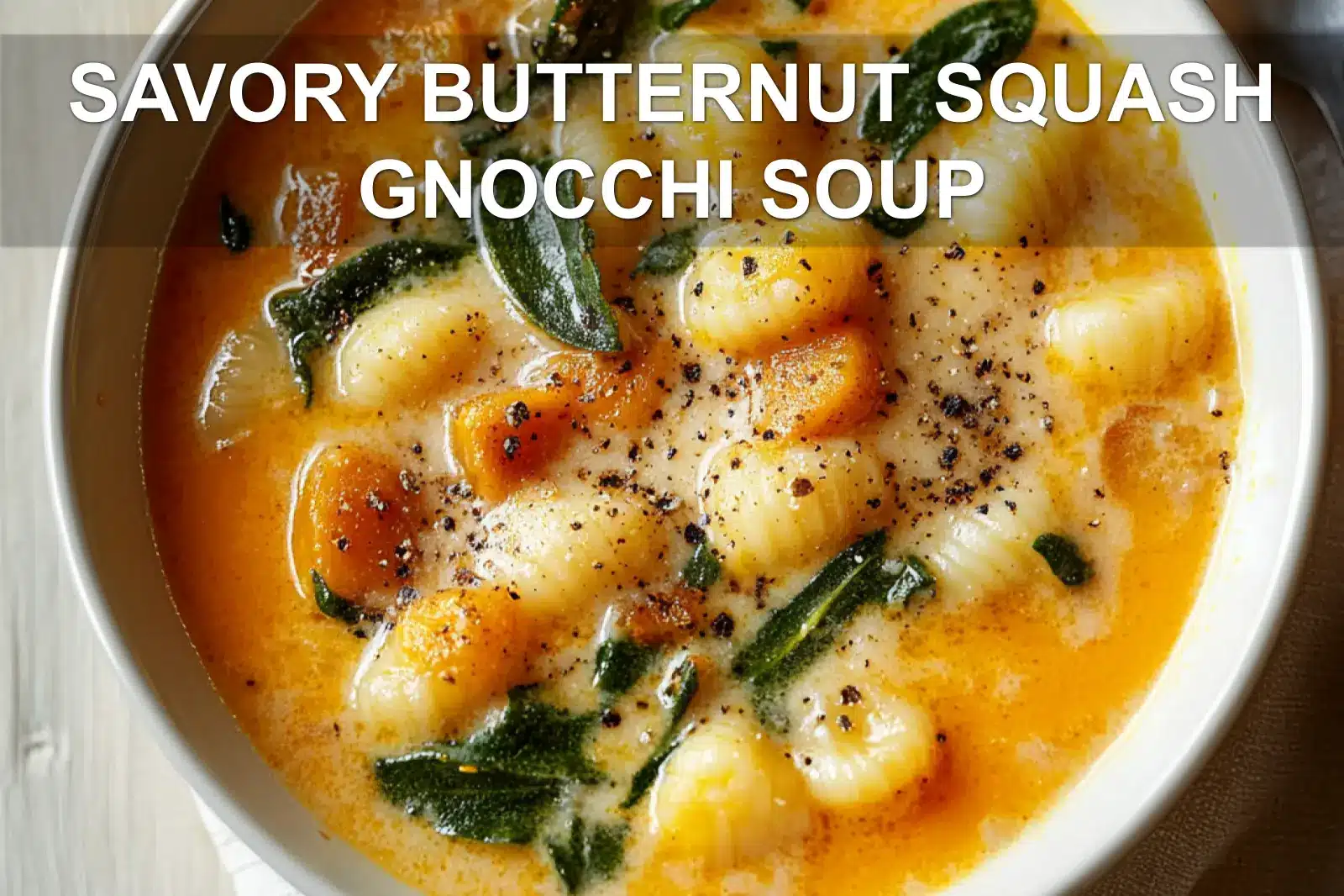 Savory Butternut Squash Gnocchi Soup: Easy and Delicious