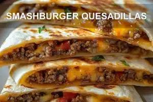 SMASHBURGER QUESADILLAS centered hero view, clean and uncluttered