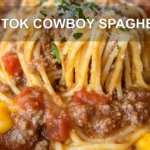 TIK TOK COWBOY SPAGHETTI centered hero view, clean and uncluttered
