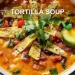 TORTILLA SOUP centered hero view, clean and uncluttered