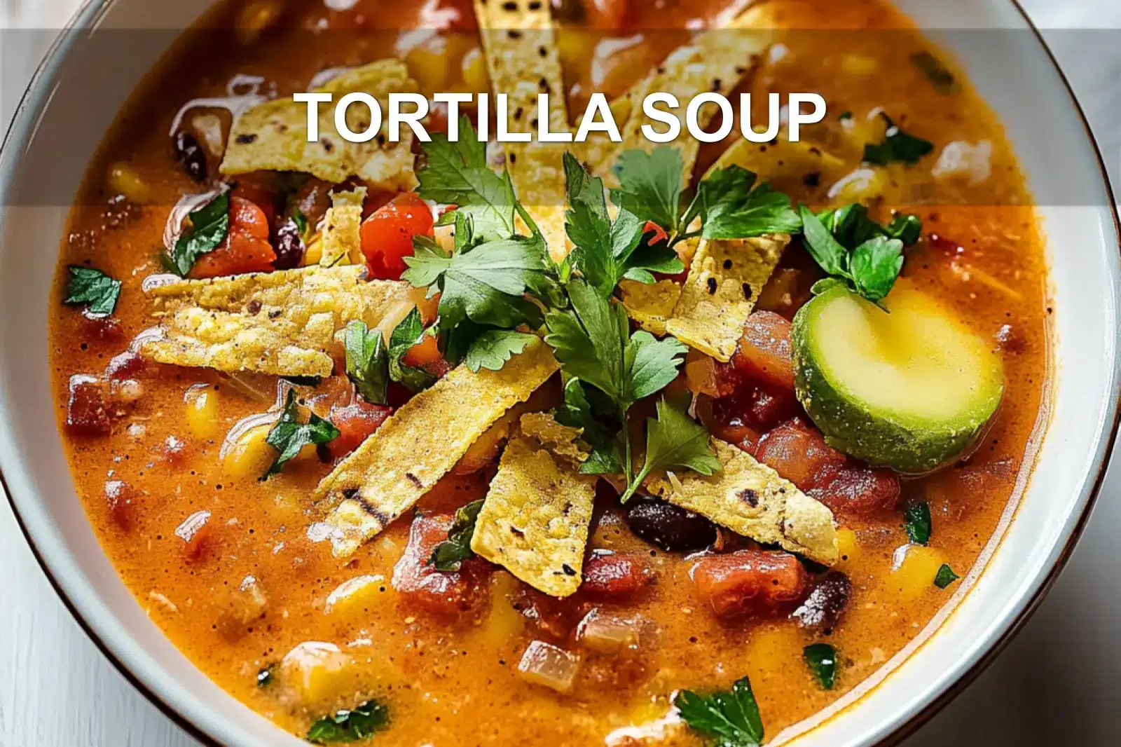 Tortilla Soup: Easy Fresh and Delicious Recipe
