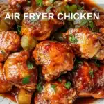 AIR FRYER CHICKEN centered hero view, clean and uncluttered