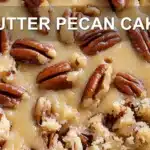 BUTTER PECAN CAKE centered hero view, clean and uncluttered