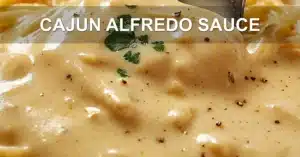 CAJUN ALFREDO SAUCE centered hero view, clean and uncluttered