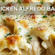 Chicken Alfredo Bake Recipe Comforting and Delicious