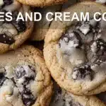 COOKIES AND CREAM COOKIES centered hero view, clean and uncluttered