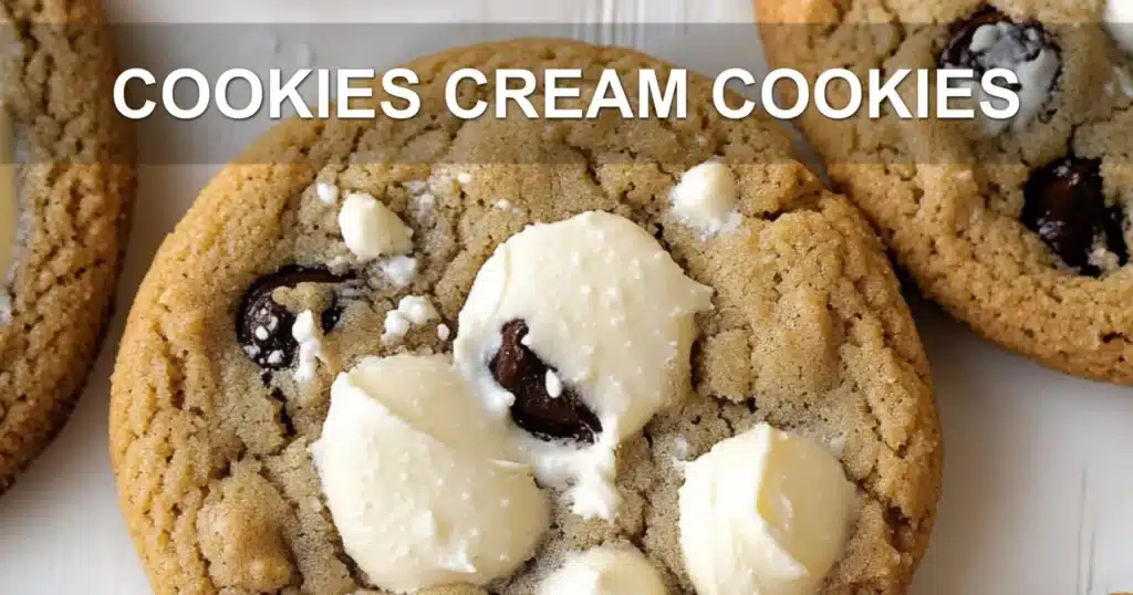 COOKIES CREAM COOKIES centered hero view, clean and uncluttered