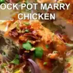 CROCK POT MARRY ME CHICKEN centered hero view, clean and uncluttered