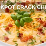 CROCKPOT CRACK CHICKEN centered hero view, clean and uncluttered