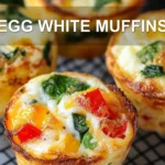 EGG WHITE MUFFINS centered hero view, clean and uncluttered