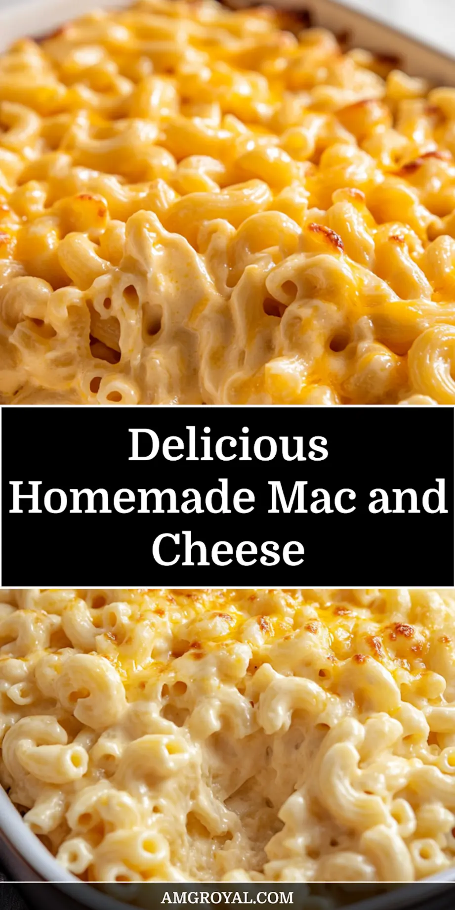 Homemade Mac and Cheese: Irresistibly Delicious Recipe 7 Close-up of creamy homemade mac and cheese with golden crust