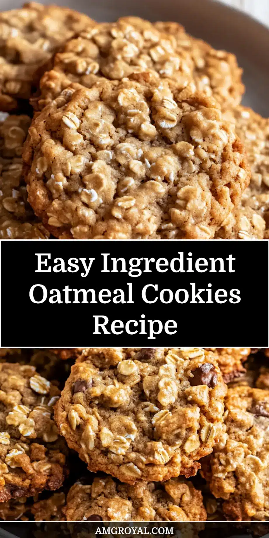 Ingredient Oatmeal Cookies Healthy and Irresistible 7 Ingredient oatmeal cookies displayed simply and clearly