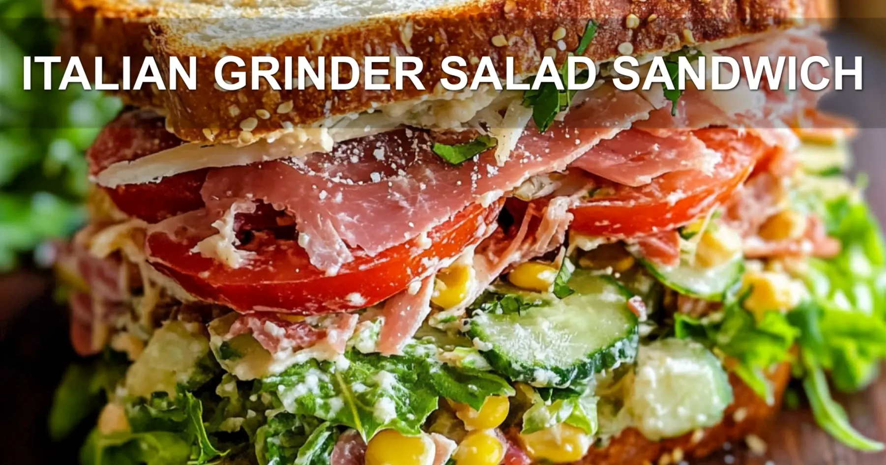 Italian Grinder Salad Sandwich: Quick Delicious Recipe